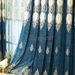 Rideaux Vintage Bleu | Ombre Interieur