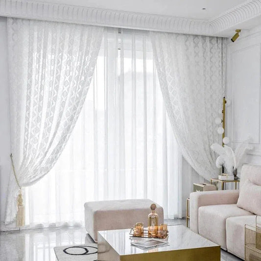 Rideaux Voilages Blanc | Ombre Interieur