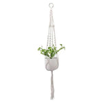 Suspension murale pour plante, accroche décorative élégante et moderne, idéale pour embellir votre intérieur avec des plantes en pot. Design tressé minimaliste pour une touche naturelle et tendance dans votre espace de vie.