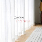Voilage A Rayures Verticales | Ombre Interieur