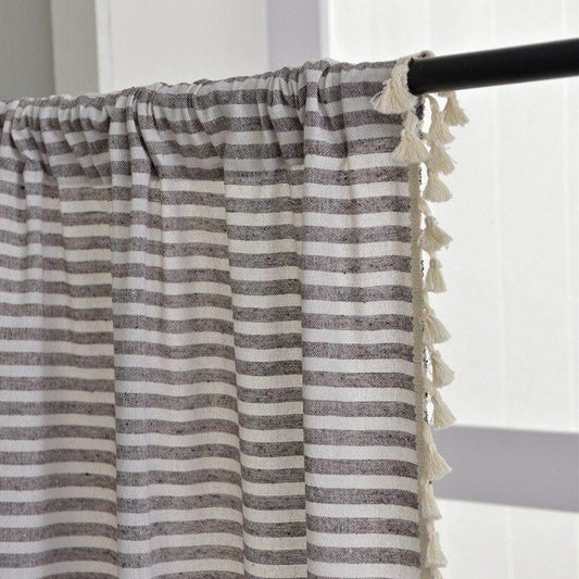 Voilage Blanc Et Imitation Lin | Ombre Interieur