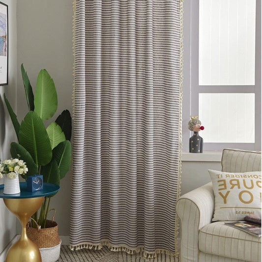 Voilage Blanc Et Imitation Lin | Ombre Interieur