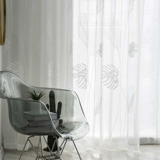 Voilage Blanc Fenetre | Ombre Interieur