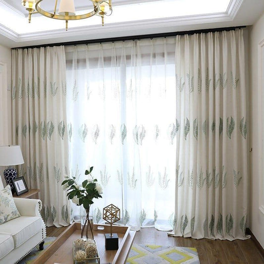 Voilage Blanc Moderne