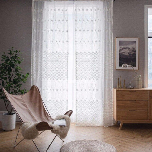 Voilage Blanc Porte Fenetre | Ombre Interieur