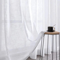 Voilage Coton Blanc