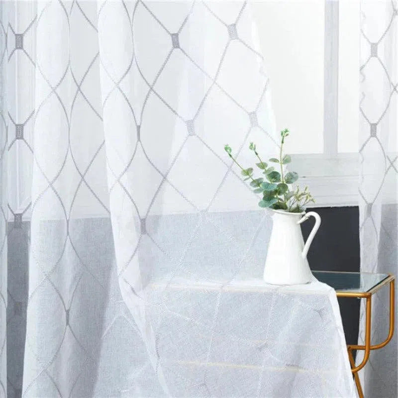 Voilage Imitation Lin | Ombre Interieur