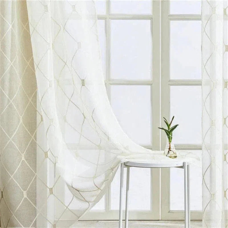 Voilage Imitation Lin | Ombre Interieur