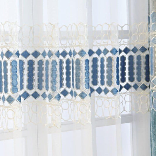 Voilage Motif Geometrique | Ombre Interieur