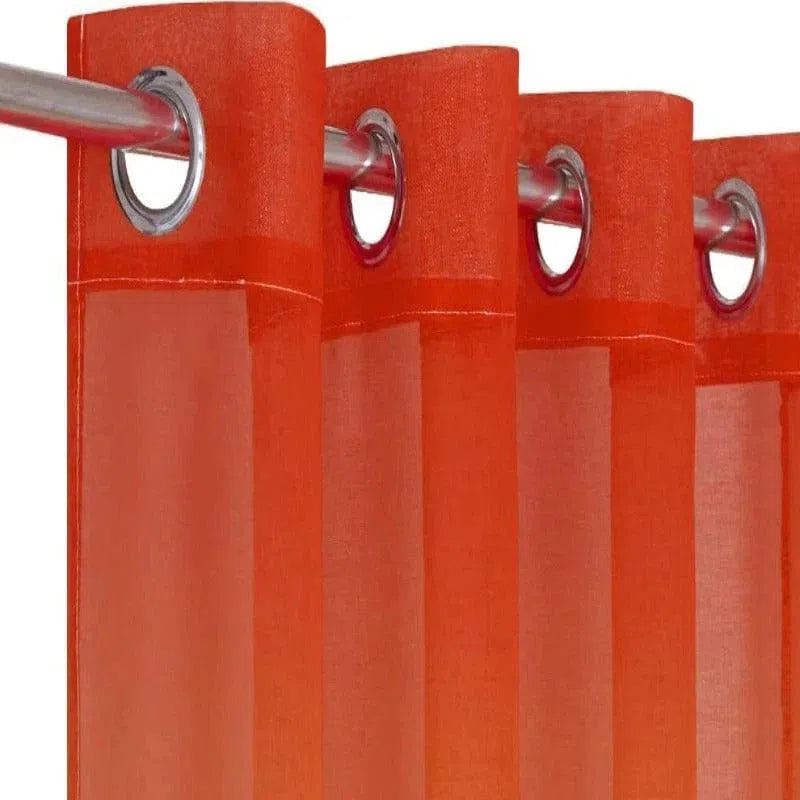 Rideau rouge lumineux avec œillets métalliques pour tringle, idéal pour ajouter une touche colorée et moderne à votre intérieur. Conçu pour s'adapter parfaitement aux fenêtres de salon ou de chambre, ce rideau apporte à la fois style et intimité à votre espace. Facile à installer, il est parfait pour transformer l'ambiance de votre pièce.