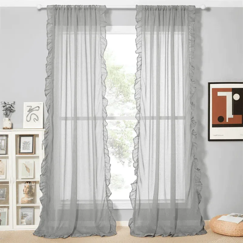 Voilage Passe Tringle Pas Cher | Ombre Interieur