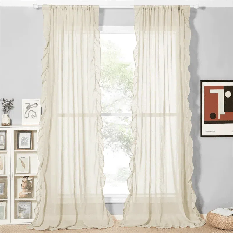 Voilage Passe Tringle Pas Cher | Ombre Interieur
