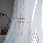 Voilage Rayures Horizontales | Ombre Interieur