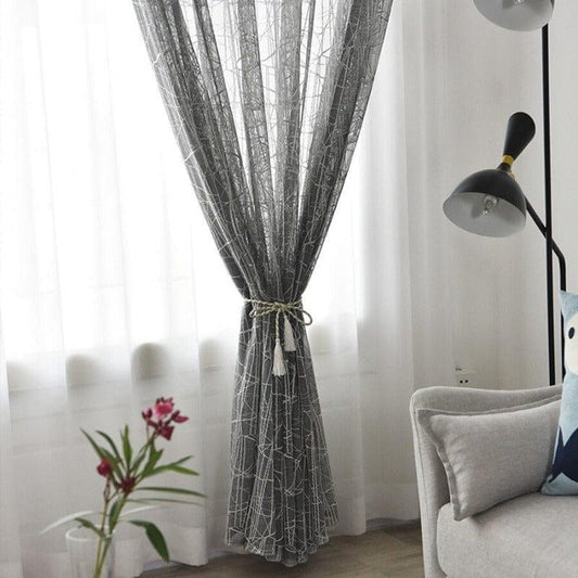 Voilage Rideau Transparent | Ombre Interieur