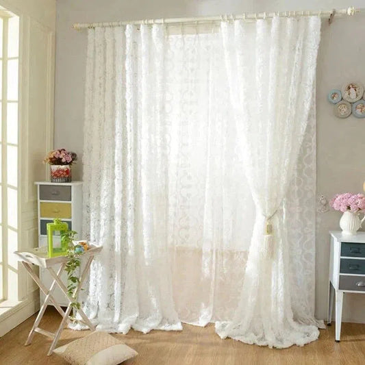 Voilage Romantique Blanc | Ombre Interieur